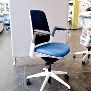 Bürodrehstuhl, Steelcase Serie 1, Ergonomischer Bürostuhl, weiß*