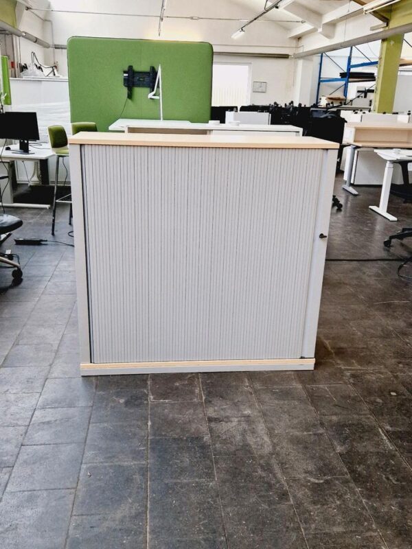 Büromöbel gebraucht, Jalousienschrank Werndl, Ahorn*