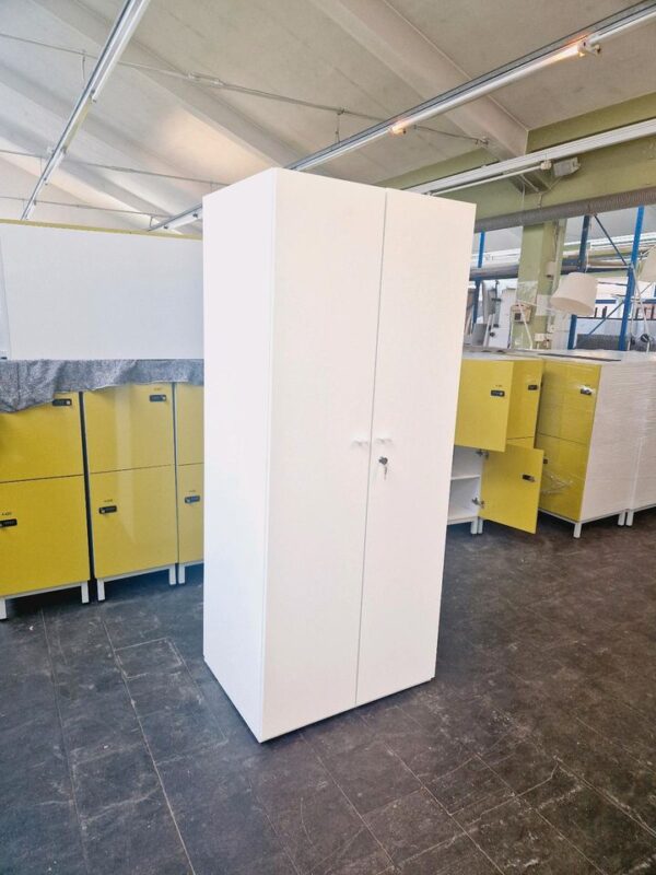 Büromöbel gebraucht, Aktenschrank 5 OH, König+Neurath, weiß*