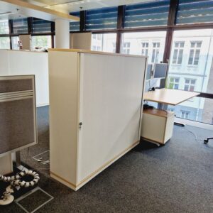 Sideboard,4 Ordnerhöhen,weiß,Sedus, große Menge verfügbar*