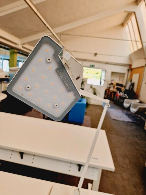 Tischlampe, Panzeri Jackie, weiß