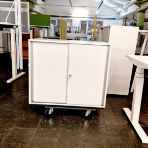 Büromöbel gebraucht, Sideboard, Sedus, weiß, abschließbar*