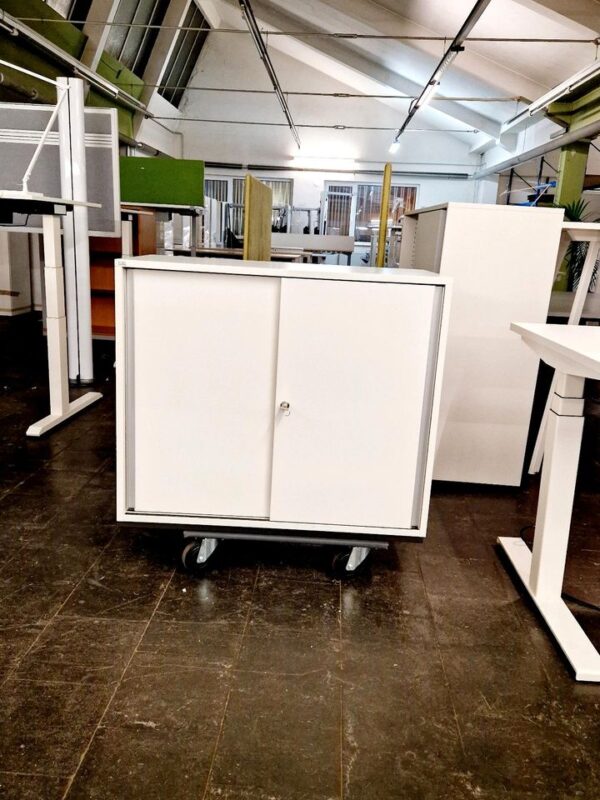 Büromöbel gebraucht, Sideboard, Sedus, weiß, abschließbar*