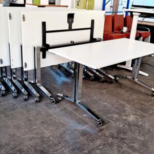Klapptisch, Konferenztisch, König+Neurath, 160x80cm, weiß *