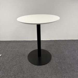 WINI Hochtisch rund 90 cm Stehtisch für Büro & Lounge
