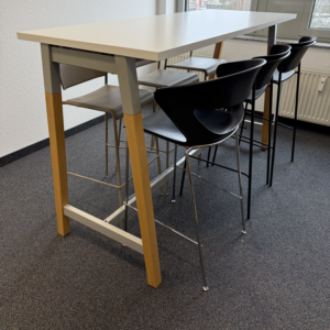 Hochtisch Büro / Besprechungstisch 180 × 70 cm – Steh- & Kommunikationsarbeitsplatz