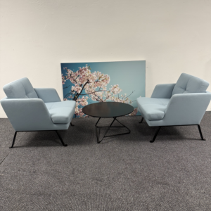 Softline Tribeca Beistelltisch rund Ø 90 cm schwarz