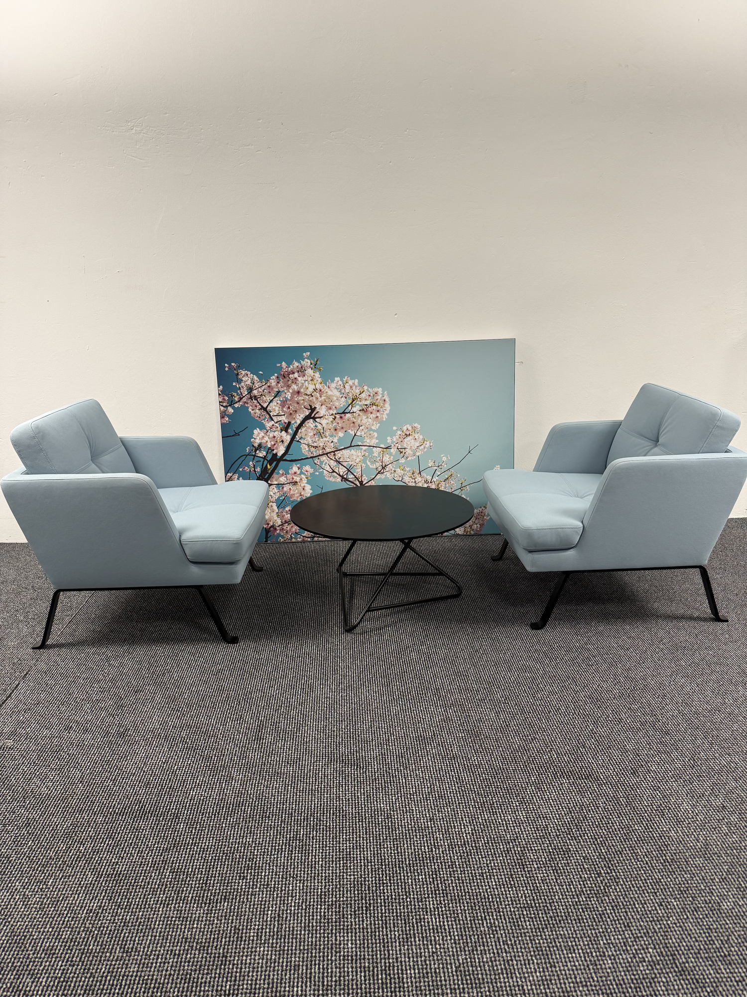 Softline Tribeca Beistelltisch rund Ø 90 cm schwarz