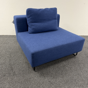 Softline Sofa Sitzmodul | modulares Loungeelement | Stoff blau